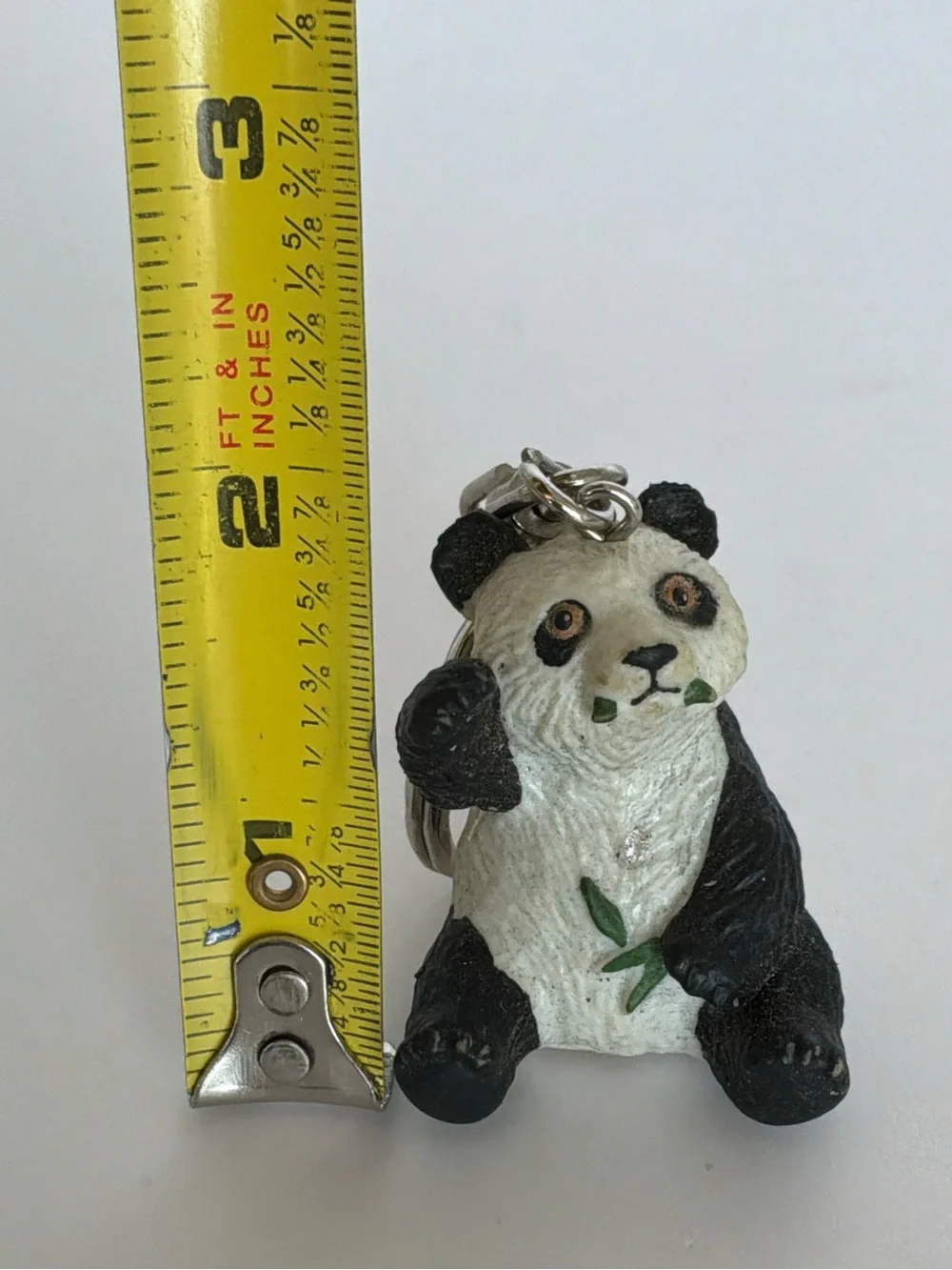 Panda Keychain Pet Accessory in Black and White